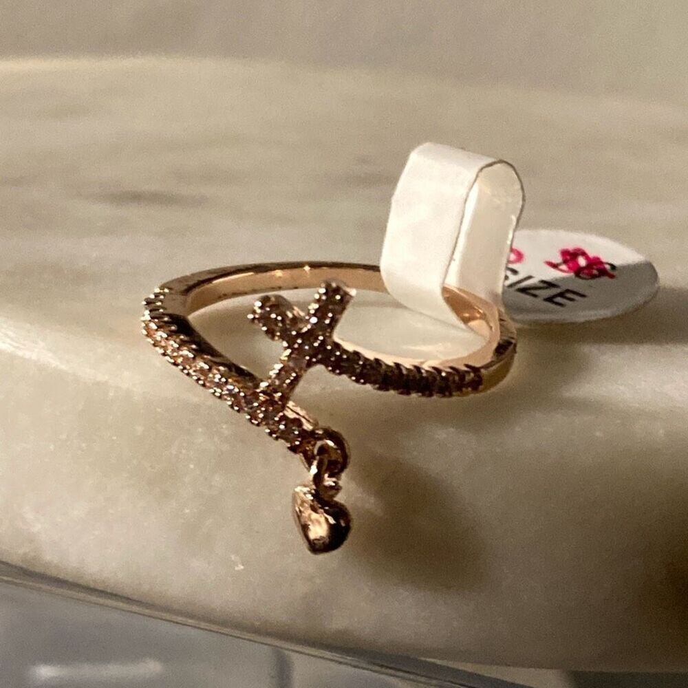 fashion ring 5 cross religious